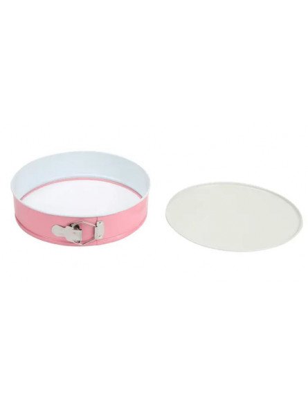 Moldes Para Pastel: Cuadrado, Redondo, Corazón Color Rosa 24, 26 y 28cm