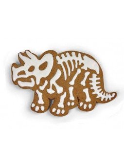 Cortador Galleta Triceratops Con Marcador 13x8cm