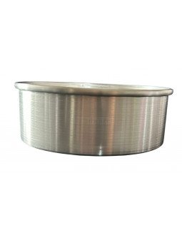 Molde Para Pastel Redondo Recto Aluminio Altura: 8cm