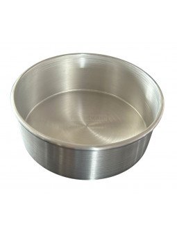 Molde Para Pastel Redondo Recto Aluminio Altura: 8cm