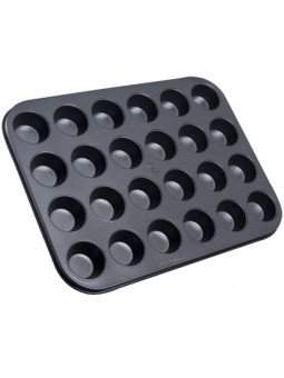 Molde Mini Muffin 24 Cav Antiadherente Ø5x2.5cm