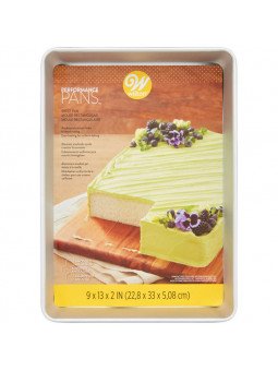 Molde Rectangular Para Pastel Wilton Aluminio Anonizado 33x23x5cm