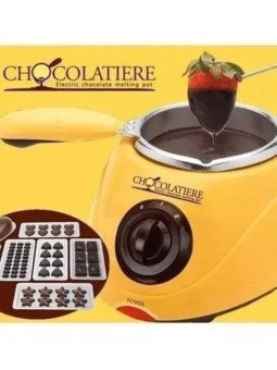 Mini Fundidora Para Chocolate Eléctrica Con Moldes y Accesorios