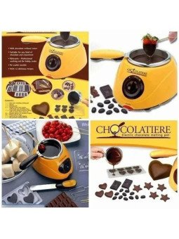 Mini Fundidora Para Chocolate Eléctrica Con Moldes y Accesorios
