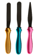 Mini Espátulas Para Galletas, Glaseado Mango De Colores 3 Pzs