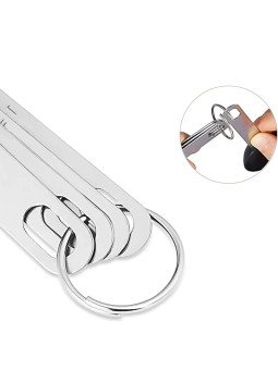 Cucharas y Tazas Medidoras Elegantes 8 Pzs Mango De Acero