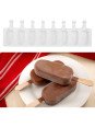 Molde De Silicón Mini Paleta Magnum 8 Cavidades Con Palitos Molde De Silicón Mini Paleta Magnum 8 Cavidades Con Palitos