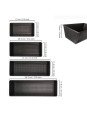 Moldes Para Pan De Caja Antiadherentes Jgo 4 Pzs Moldes Para Pan De Caja Antiadherentes Jgo 4 Pzs