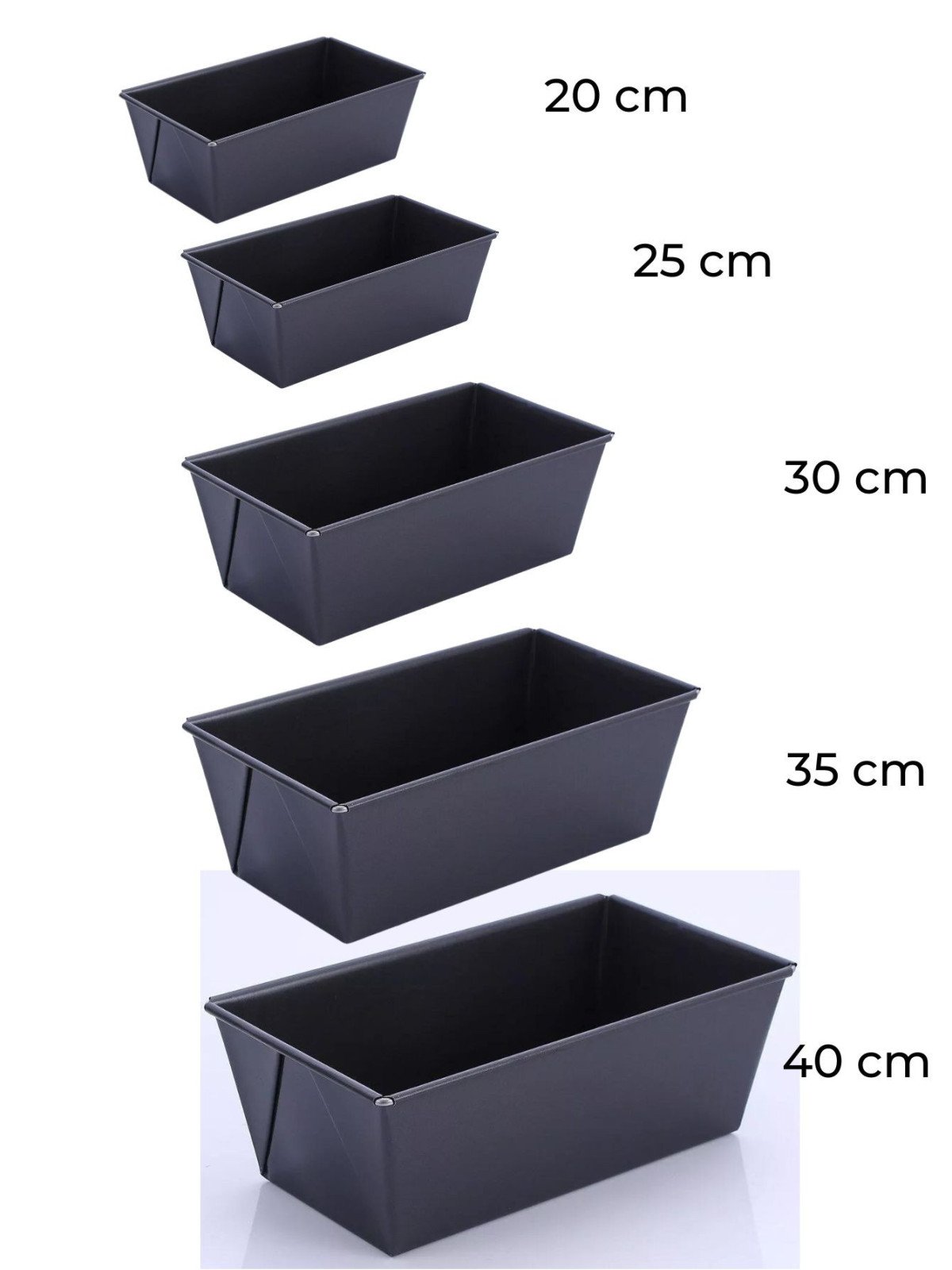 Moldes Para Pan De Caja Antiadherentes Jgo 4 Pzs