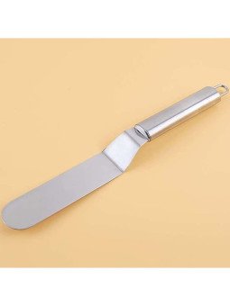 Espátula Angular Pastelera Hoja De Acero Con Mango De Metal