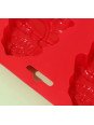 Molde De Silicón Navideño Pastelitos: Santa Claus y Muñeco de Nieve 6 Cavidades Molde De Silicón Navideño Pastelitos: Santa Claus y Muñeco de Nieve 6 Cavidades