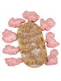 Cortadores y Prensa Para Galletas Dinosaurios: Plesosaurio, T-Rex, Brontosaurio, Triceratops, Velociraptor 16 Pzs Cortadores y Prensa Para Galletas Dinosaurios: Plesosaurio, T-Rex, Brontosaurio, Triceratops, Velociraptor 16 Pzs
