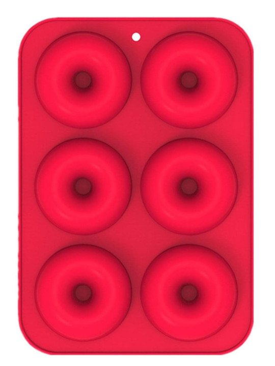 Molde De Silicón Para Mini Donas Ø 7cm 6 Cavidades