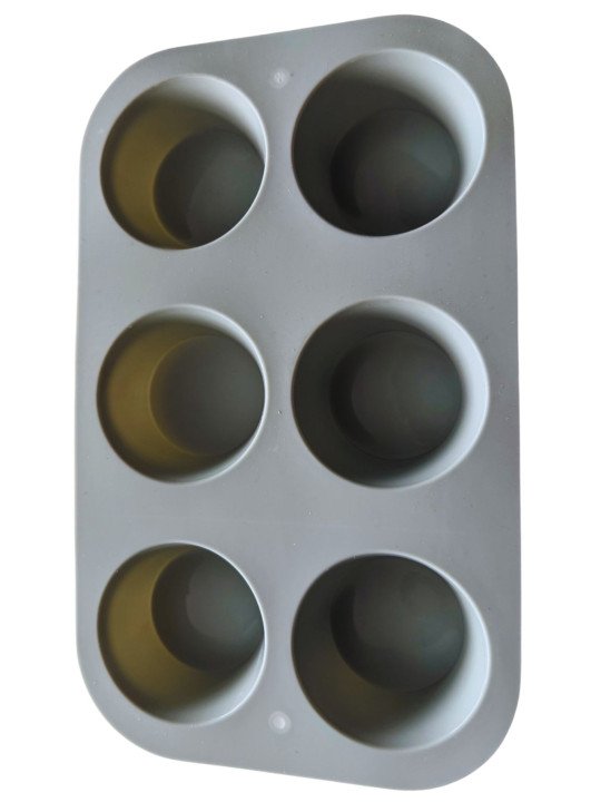 Molde De Silicon Muffin Cupcake Tamaño Standard Ø Superior: 7cm. Ø Inferior: 5.8 cm 6 Cavidades Silicón Grueso Uso Rudo