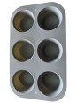 Molde De Silicon Muffin Cupcake Tamaño Standard Ø Superior: 7cm. Ø Inferior: 5.8 cm 6 Cavidades Silicón Grueso Uso Rudo