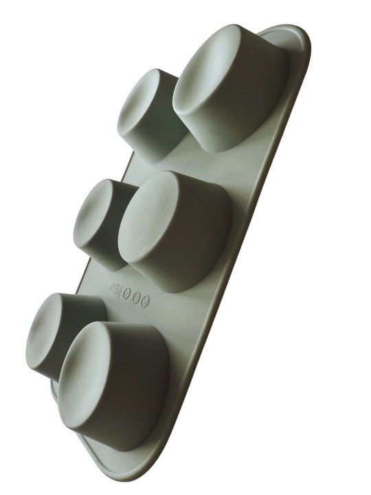 Molde De Silicon Muffin Cupcake Tamaño Standard Ø Superior: 7cm. Ø Inferior: 5.8 cm 6 Cavidades Silicón Grueso Uso Rudo
