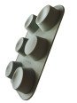 Molde De Silicon Muffin Cupcake Tamaño Standard Ø Superior: 7cm. Ø Inferior: 5.8 cm 6 Cavidades Silicón Grueso Uso Rudo