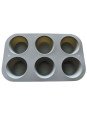 Molde De Silicon Muffin Cupcake Tamaño Standard Ø Superior: 7cm. Ø Inferior: 5.8 cm 6 Cavidades Silicón Grueso Uso Rudo