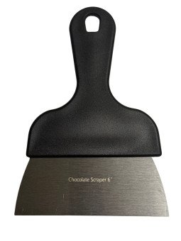 Espátula Para Temperar Chocolate Hoja De Acero Con Mango De Plástico 14cm
