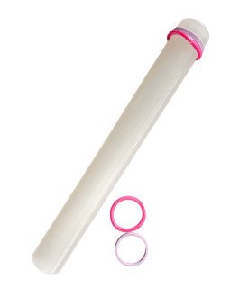 Rodillo Fondant De PVC Con Aros Para Dar Grosor