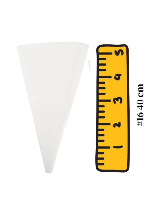 Manga De Nylon Pastelera Jgo 6 pzs Ultra Flexible y Reforzada