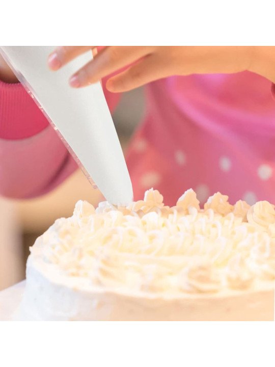 Manga De Nylon Pastelera Jgo 6 pzs Ultra Flexible y Reforzada