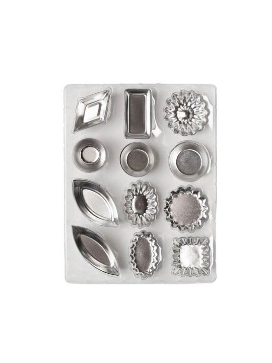 Moldes Para  Tartaleta Jgo 72 Pzas