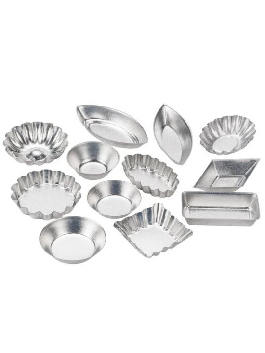 Moldes Para  Tartaleta Jgo 72 Pzas