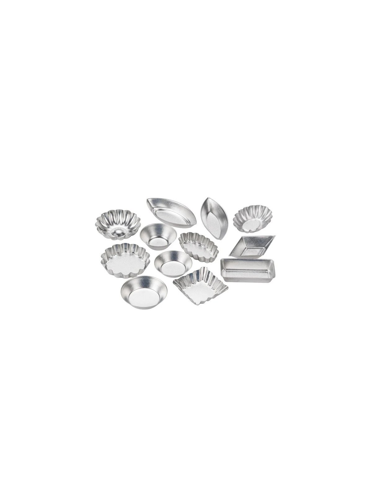 Moldes Para  Tartaleta Jgo 72 Pzas