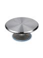 Base Para Pastel Giratoria Redonda Profesional Ateco Aluminio 30 cm