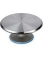Base Para Pastel Giratoria Redonda Profesional Ateco Aluminio 30 cm