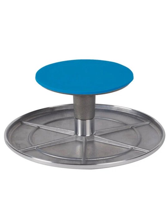 Base Para Pastel Giratoria Redonda Profesional Ateco Aluminio 30 cm