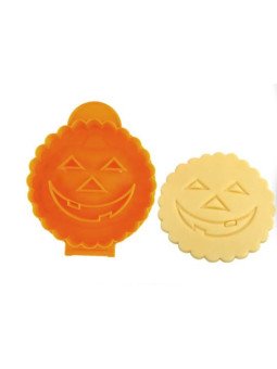 Molde Para Empanada Forma Calabaza Con Marcador Halloween