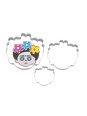 Cortador Galleta Catrina 3 Flores Jgo 3Pz Halloween Acero Inox.