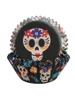 Capacillo Catrina Coqueta 100Pz Halloween Estándar ØInferior: 5cm Altura: 3.2cm