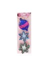 Cortador Galleta Navidad: Esferas, Copos Estrella, Copos Jgo 9 Pzs Acero Inox.