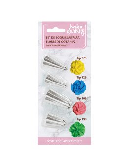 Duyas Para Flores Número: 225, 129, 109 y 190. Jgo 4 Piezas