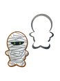 Cortador Galleta Momia 13.5 cm Jgo 3 Pzs Halloween Acero Inox.