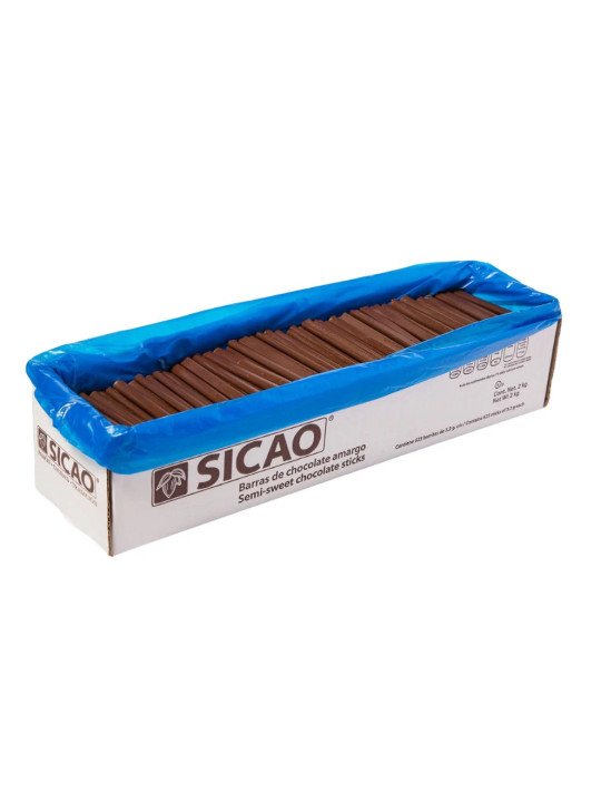 Sicao Bastón De Chocolate Amargo  625 Barras 3.2Grms 2 Kgs