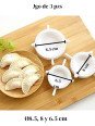 Moldes Mini Empanadas Jgo 3 Pzs Ø6.5, 8 y 8.5Cm