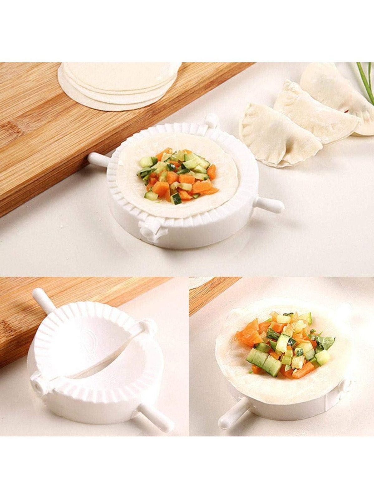 Moldes Mini Empanadas Jgo 3 Pzs Ø6.5, 8 y 8.5Cm