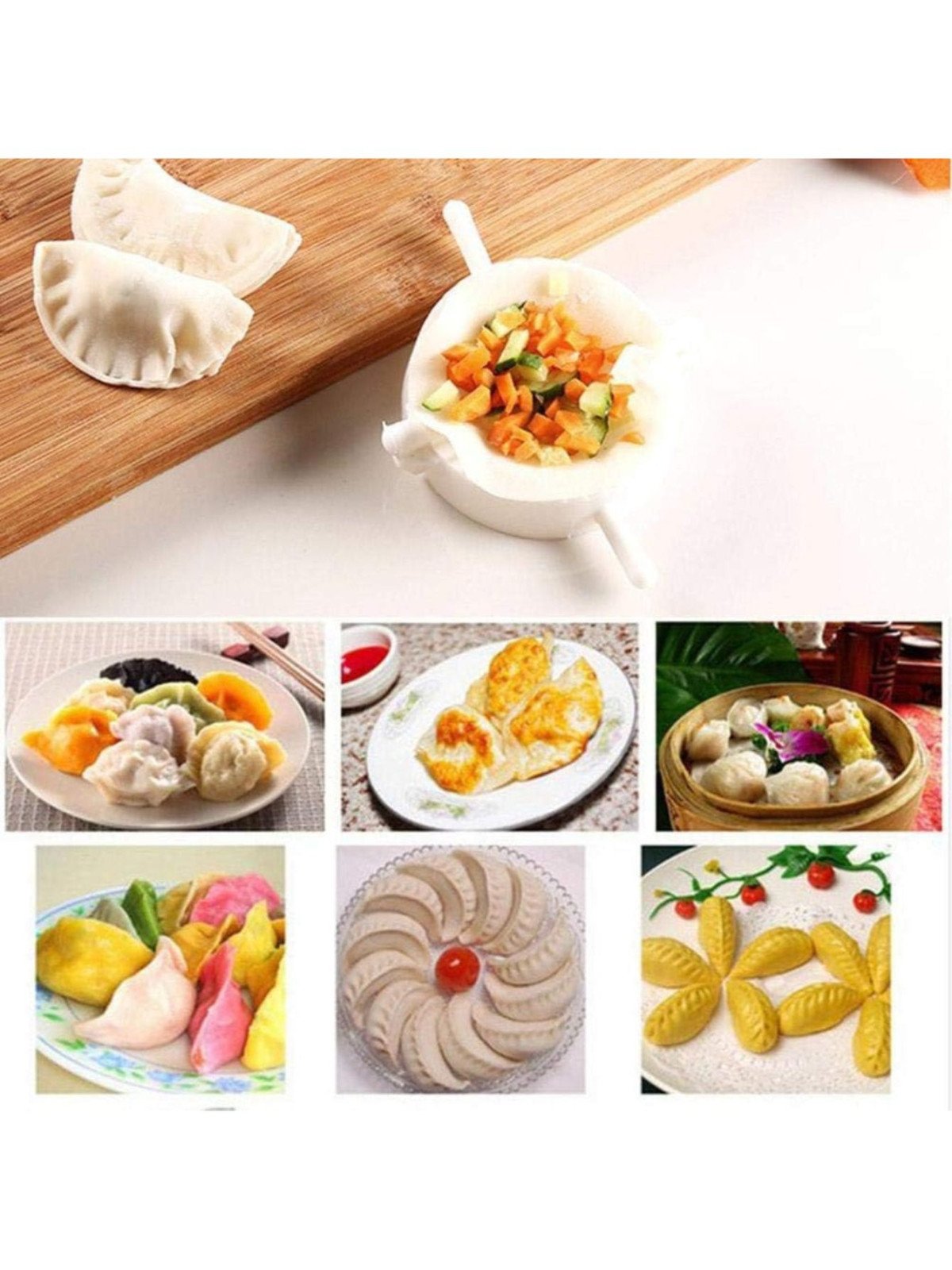 Moldes Mini Empanadas Jgo 3 Pzs Ø6.5, 8 y 8.5Cm