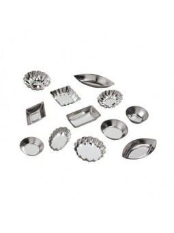 Moldes Para  Tartaleta Jgo 72 Pzas