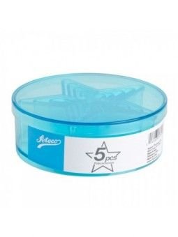Cortador De Galleta Estrella 5 Pzs