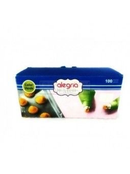 Bolsa Pastelera En Rollo Color Verde 100 Pzs