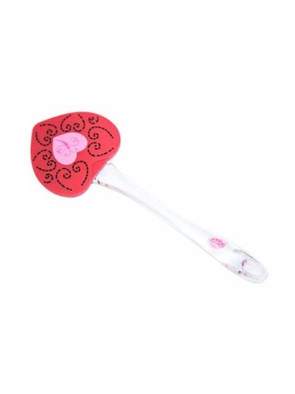 Espátula De Silicón Corazon Rojo
