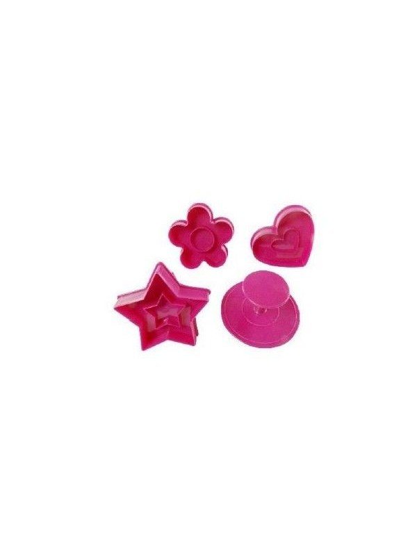 Juego Cortador Eyector Flor Etrella