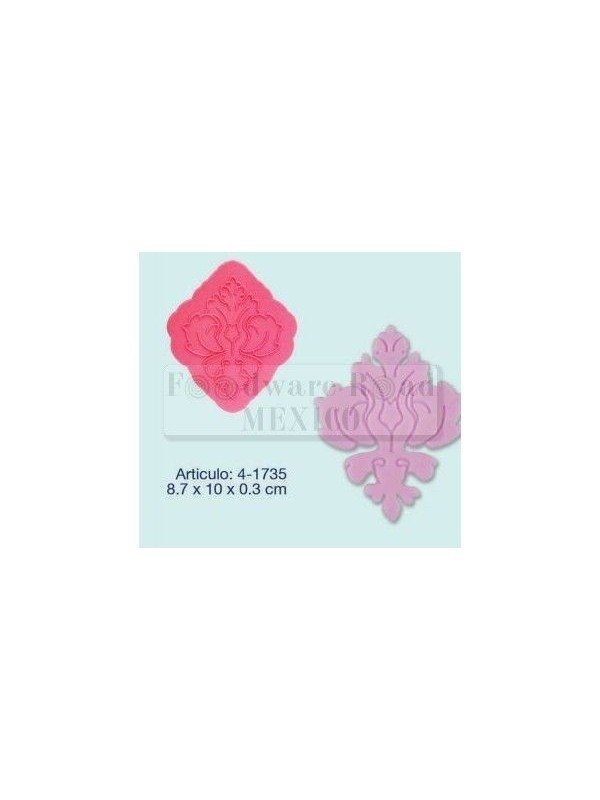 Molde De Silicón Contorno Flor Chica