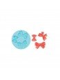 Molde Silicón Fondant Moños Ø 7cm