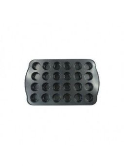 Molde Mini Cupcakes Antiadherente Bicolor 24 Cav Ø5x2.5cm Altura